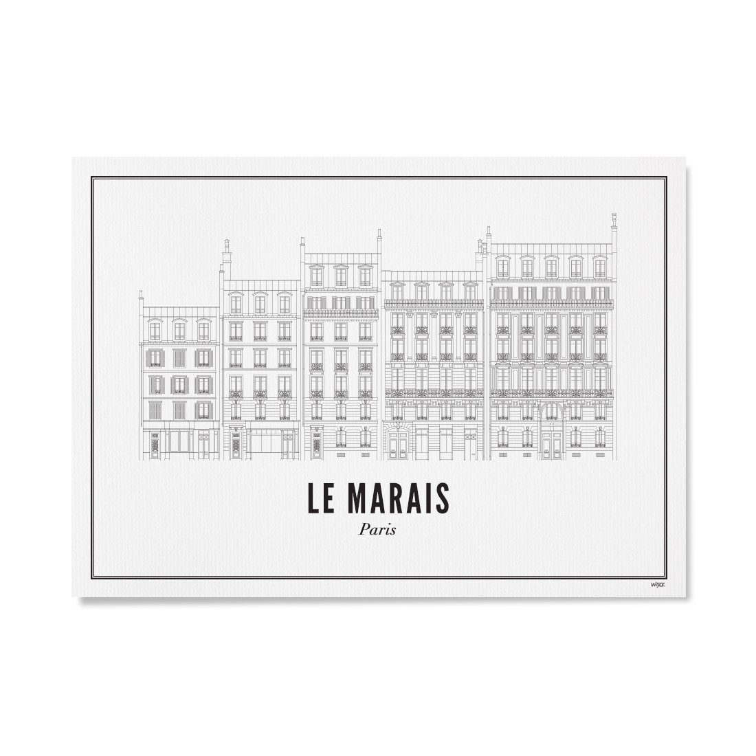 Affiches de Paris - Le Marais | WIJCK.